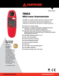 Thumbnail of document Data Sheet - TMA5 Mini Vane Anemometer